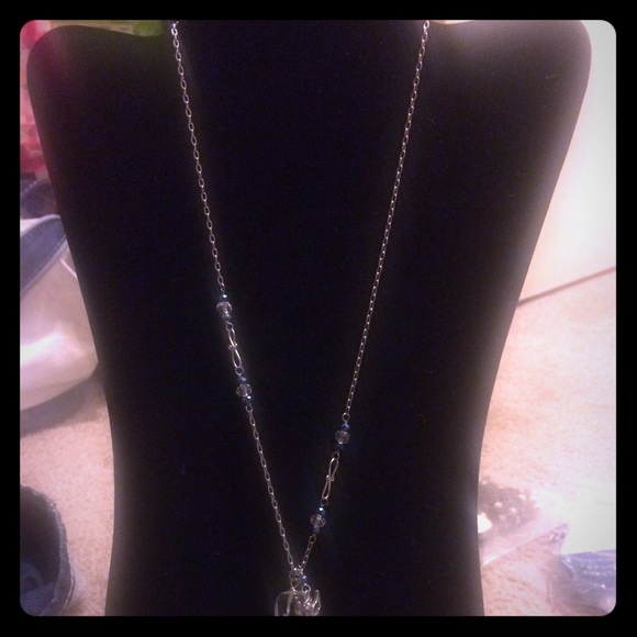 Handmade Silver necklace with Angel