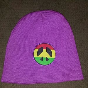Purple Reversible Beenie