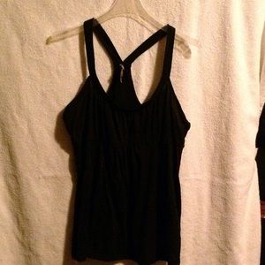 Black tank top