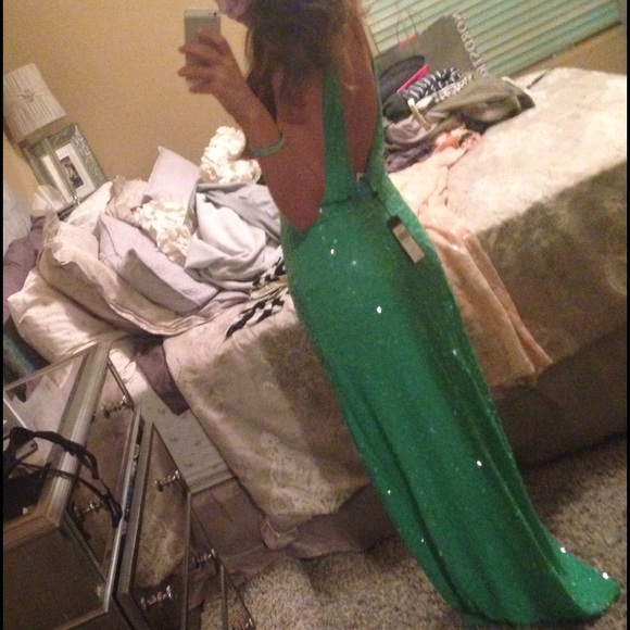 BCBG Maxazria Sequin Gown - Picture 2 of 4