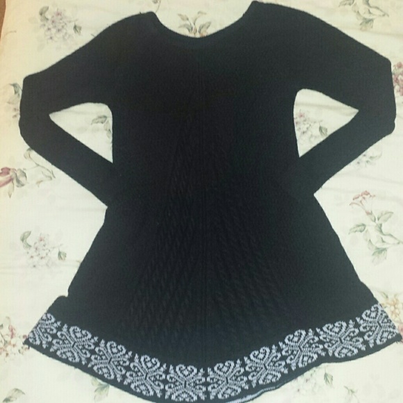 Black topshop dress
