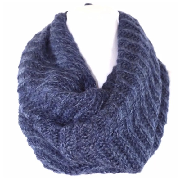 Blue Neck Warmer Infinity Scarf - Picture 2 of 4