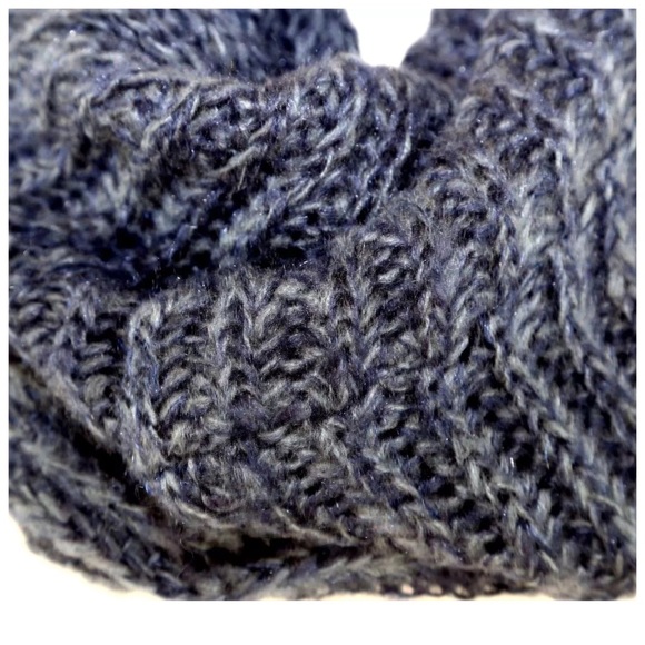 Blue Neck Warmer Infinity Scarf - Picture 3 of 4