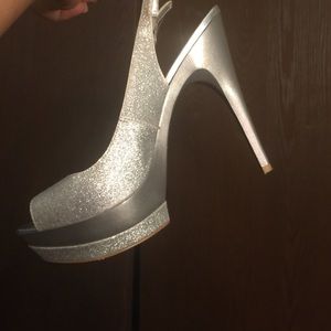 Silver heels