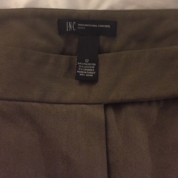 INC Petites Cropped Dress Pants
