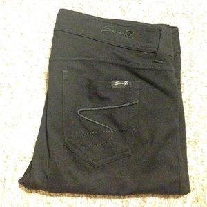 Seven7 Jeans brand straight, black jeggings