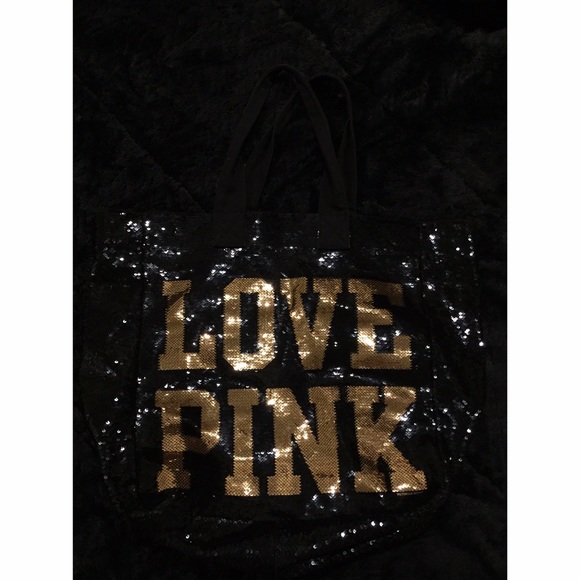 Victoria Secret Sequin Tote Bag