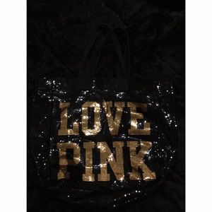 Victoria Secret Sequin Tote Bag