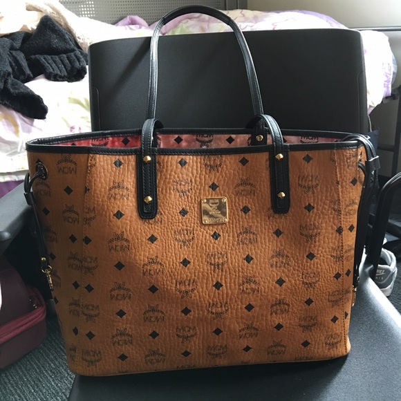 Authentic mcm tote bag,