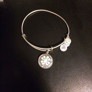 Alex and Ani with shamrock charm