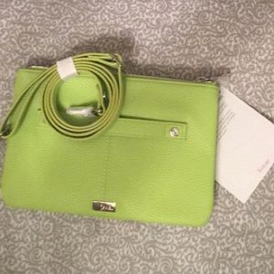 Small lime green thirty-one purse