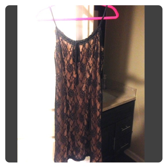 Betsey Johnson Lace slip cocktail dress