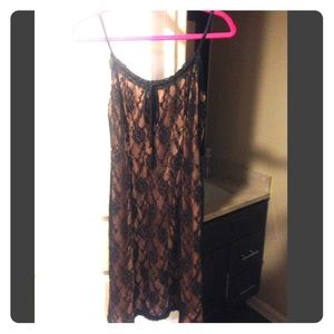 Betsey Johnson Lace slip cocktail dress