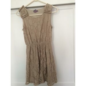 Cream Lace Dress