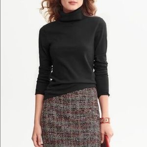 Banana Republic black turtleneck