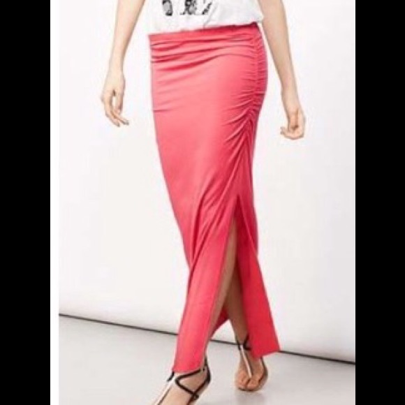 Blue Victoria's Secret maxi skirt with side slit