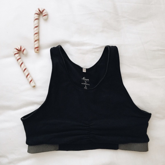 Alternative sports bra workout top
