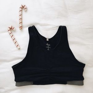 Alternative sports bra workout top