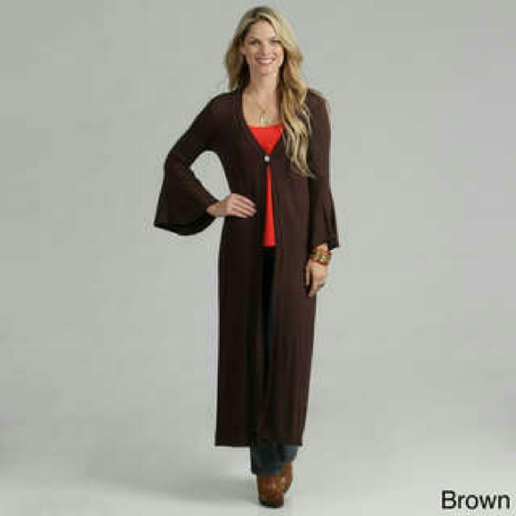 Comfort Apparel Women's Maxi Cardigan