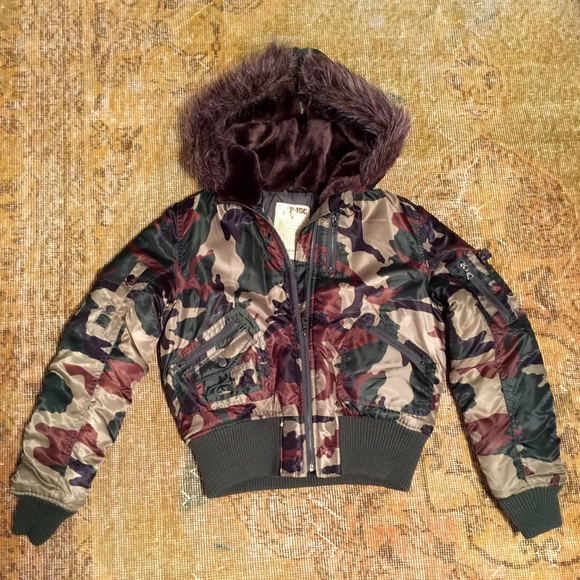 Camouflage Puffer Jacket