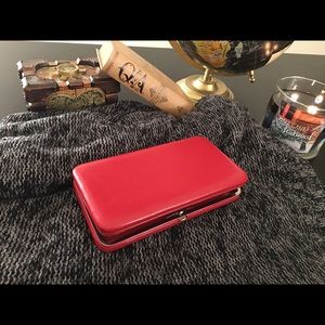 Red Wilsons Leather wallet