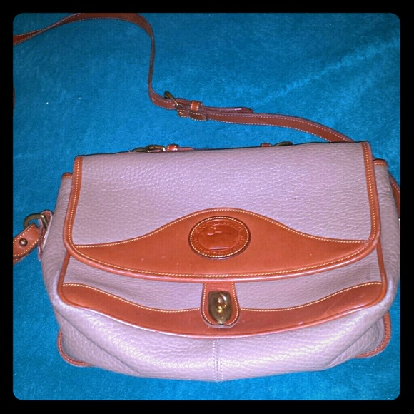 Vintage Dooney & Bourke Olive Crossbody