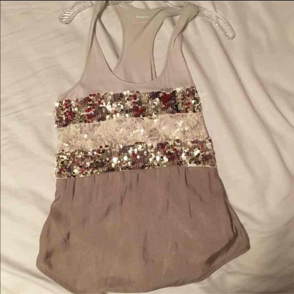 EXPRESS Glitter top