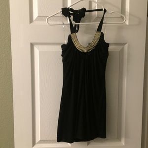 Black Halter Top
