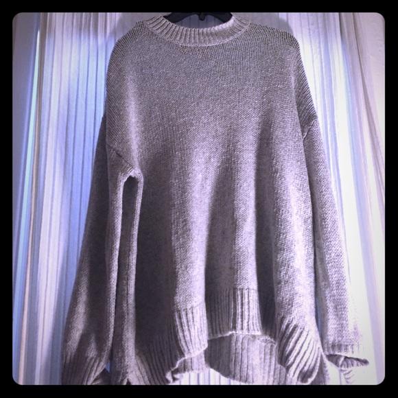 Long Grey Sweater