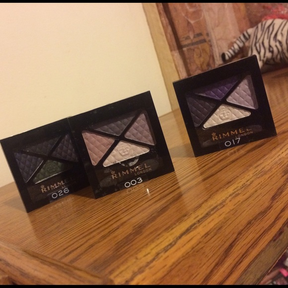 Rimmel London mini eyeshadow pallets. Individual