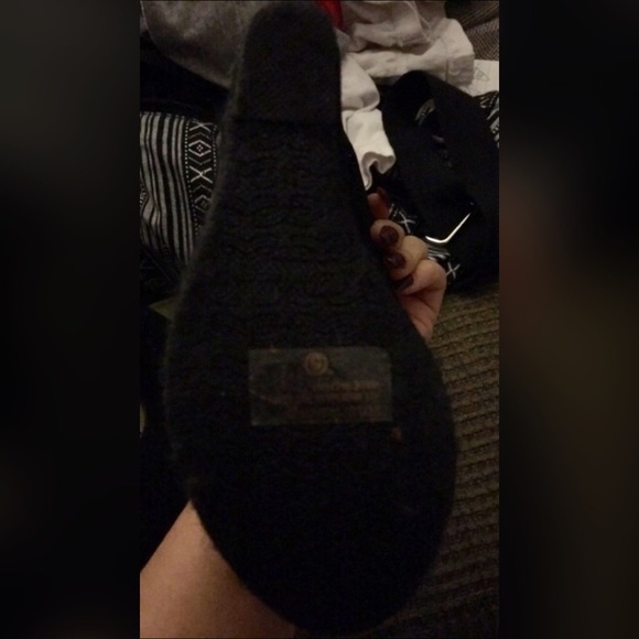 Black heel wedges - Picture 2 of 2