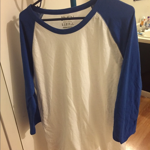 Blue Baseball Tee