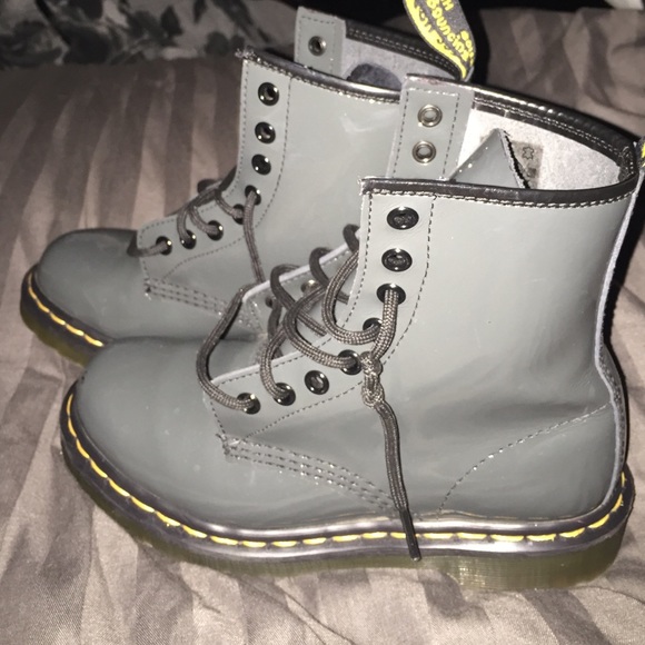Grey Dr Martens