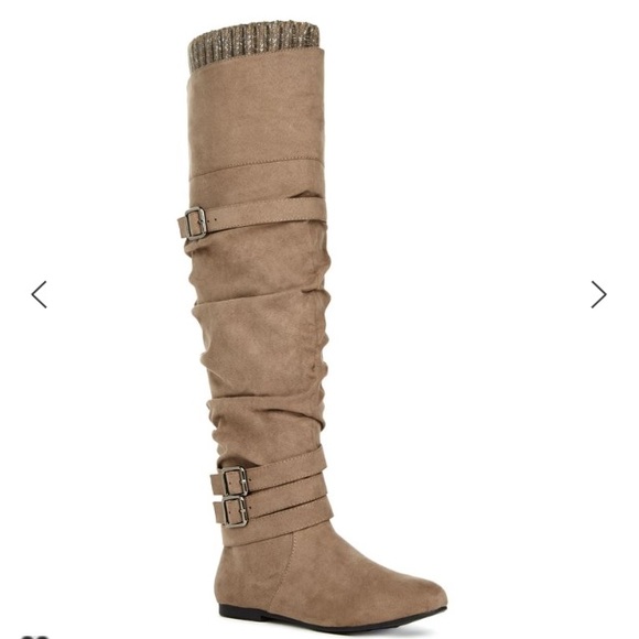 31% off JustFab Shoes - brand new over the knee sweater