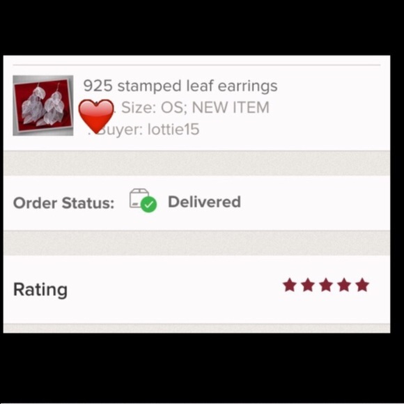 New Silver Leaf Earringsโจ - Picture 3 of 3