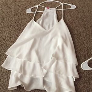 White blouse tank