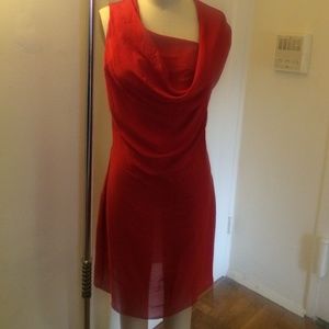 Benetton red dress