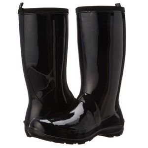 New Black Rain Boots