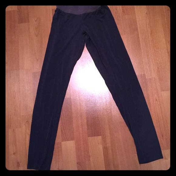 Pea in the pod Luxe Charcoal maternity leggings