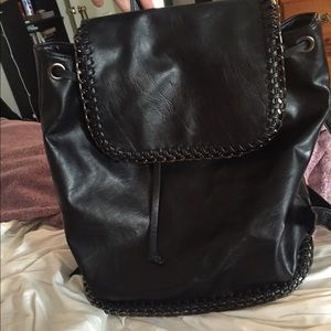 Forever 21 leather type backpack