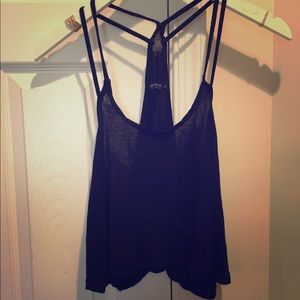 Brandy Melville Black Crop Top