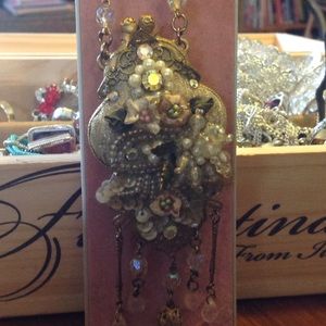 Vintage Victorian Purse Necklace