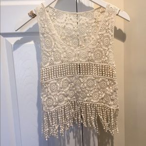 Crochet festival crop top