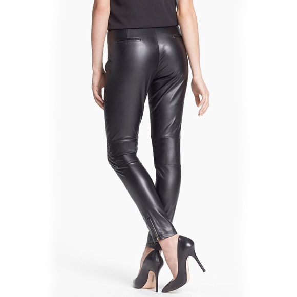 vince camuto leather leggings