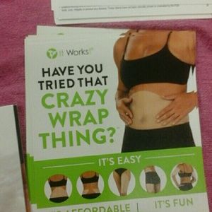 It Works wraps, defining gel & fab wrap
