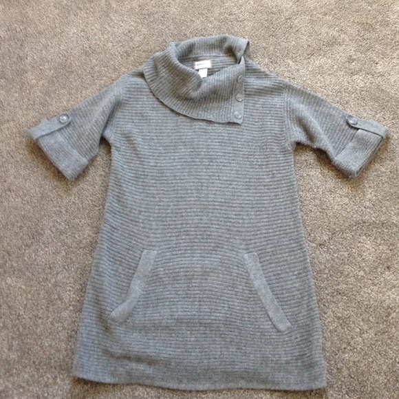 BUNDLE- Knit Dress, black top, black/gray sweater
