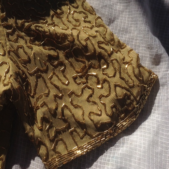 Vintage Sequin Holiday Top - Picture 3 of 4