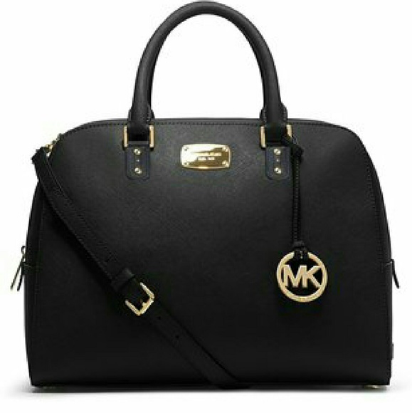 Michael Michael Kors large bag in black gold