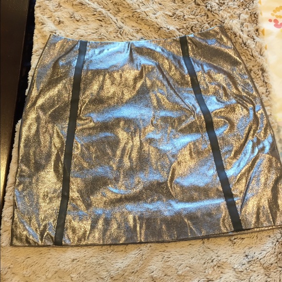 Metallic space skirt