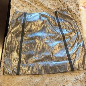 Metallic space skirt